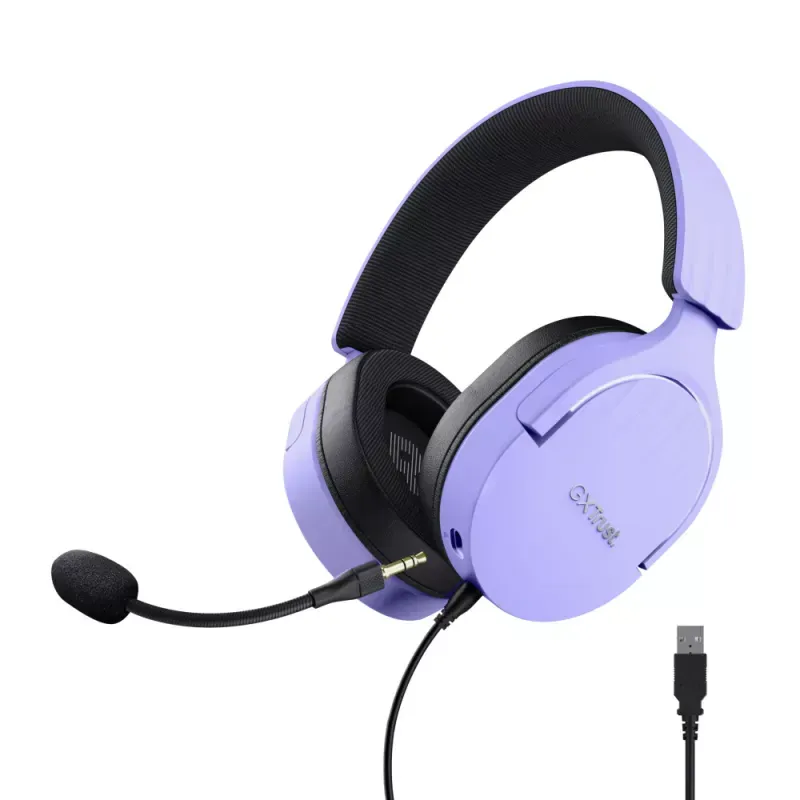 Headset TRUST GXT490P FAYZO 7.1 USB, purple