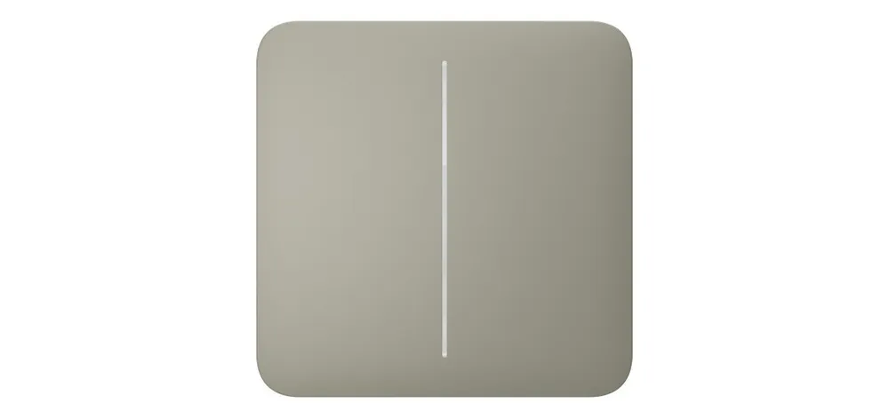 Painel Táctil Central para interruptor de luz dupla Azeitona - AJ-CENTERBUTTON-2G-OLI