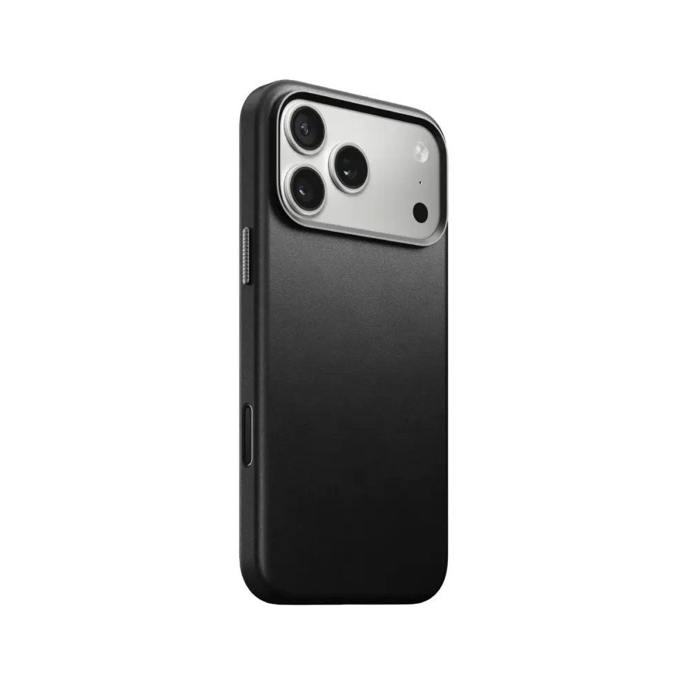 Capa Nomad Couro Tradicional iPhone 17 Pro Max Preto