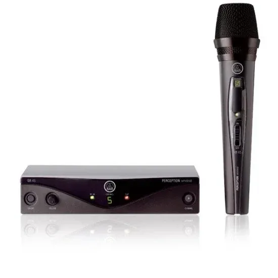 AKG SISTEMA MICROFONE MAO PW 45 Vocal Set BD A (530.025 559.000 MHz)