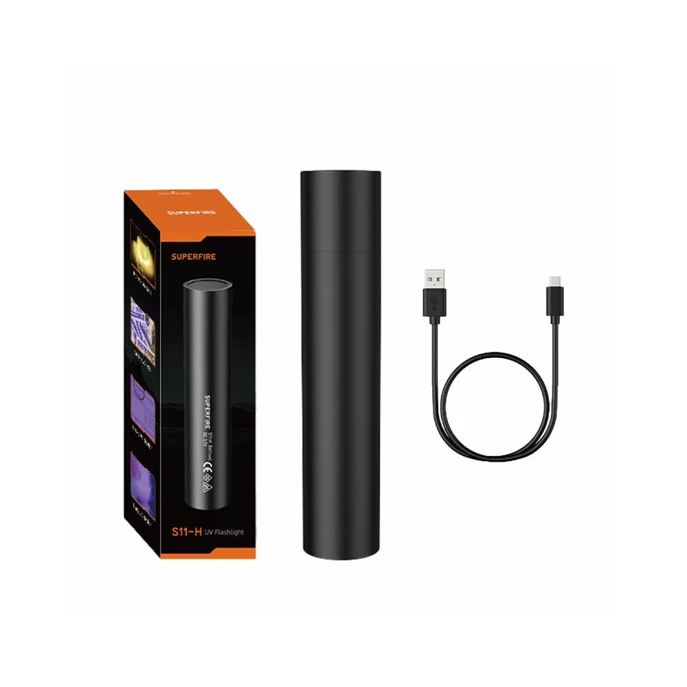 Superfire Lanterna UV Supfire S11-H 365NM USB