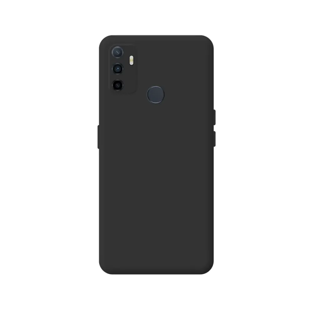 Capa Silicone Câmara 3D Oppo A53/A53s Preta