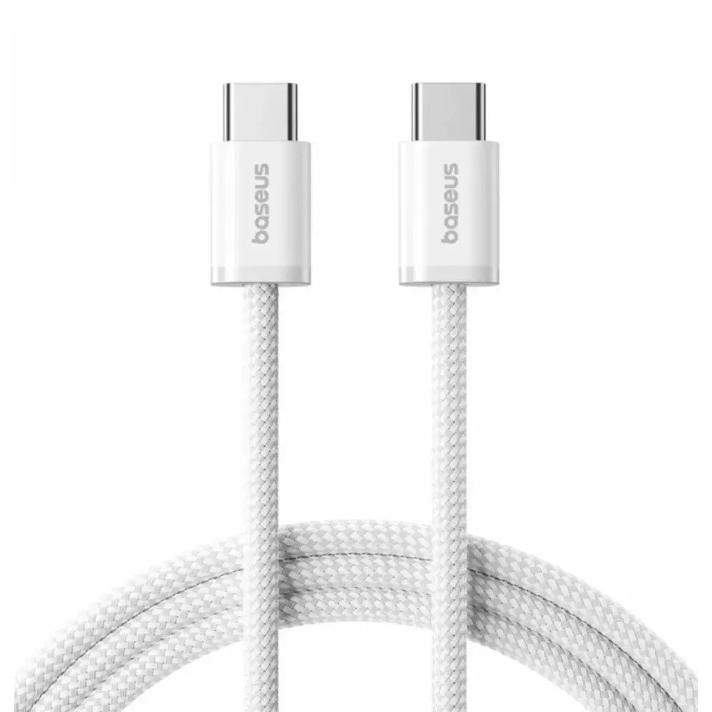 Cabo USB-C Baseus Dynamic 4 Series 480Mbps/100W 1m Branco