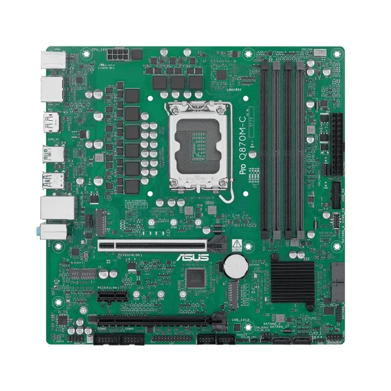 ASUS PRO Q870M-C-CSM Motherboard Micro-ATX Q870 LGA1851 DDR5 2x M.2 HDMI DP