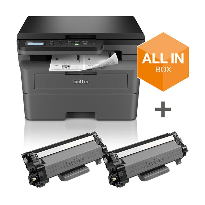 Impressora Multifunções a Laser Brother DCP-L2627DWXL WiFi