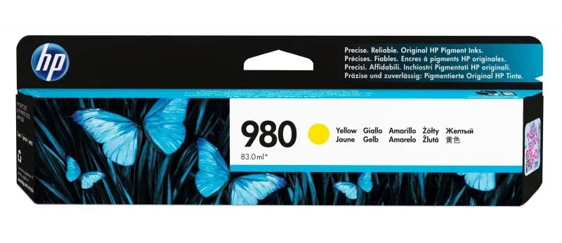 HP 980 YellowOriginal Ink Cartridge - preço válido para unidades pré-estabelecidas