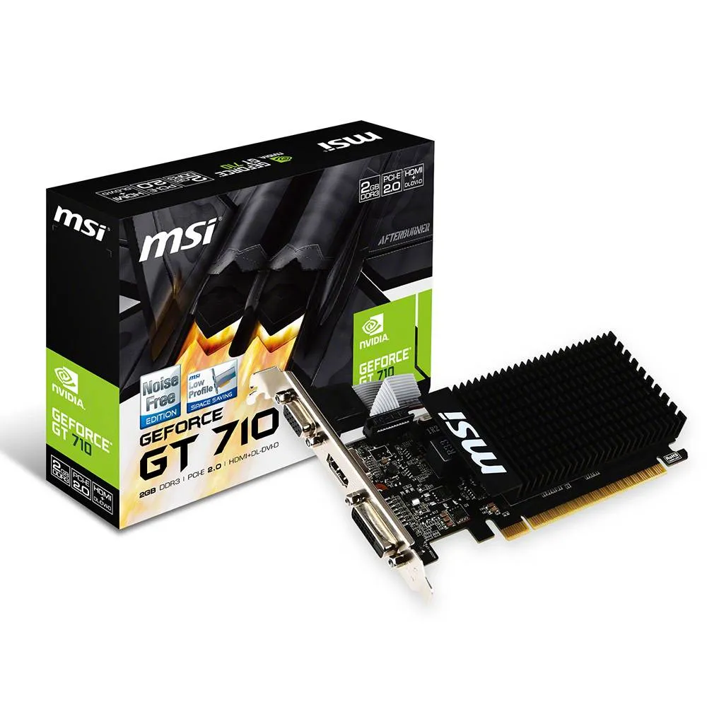Placa Gráfica MSI GT 710 2GD3H LP
