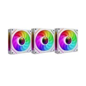 Slayer Fan 3X 120 Infinity ARGB Mirror White Reverse Block 8 Leds F Centro