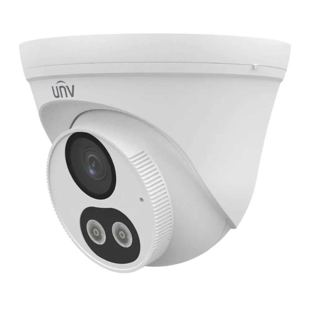Câmara de Segurança Uniview Whale Turret 2MP 2.8mm IP67 ColorHunter Branca - UAC-T142-AF28LM-DL