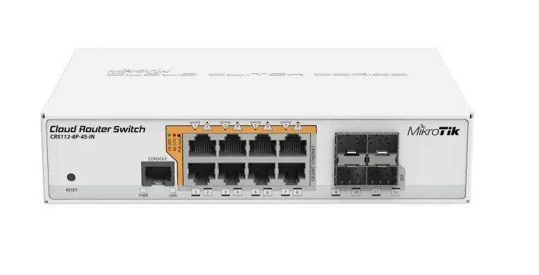 Mikrotik CRS112-8P-4S-IN network switch Gigabit CRS112-8P-4S-IN