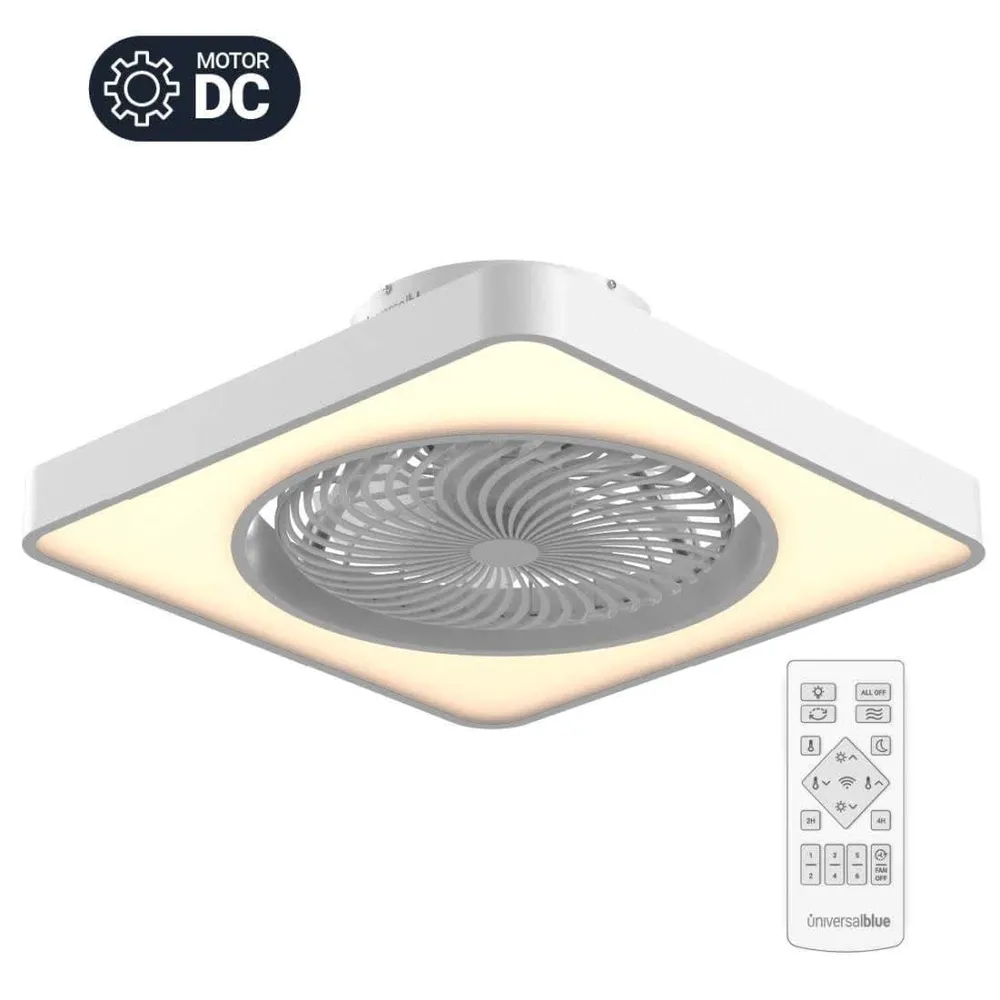 Ventilador De Teto U.Blue Solano 7048W Dc Wifi 48Cm