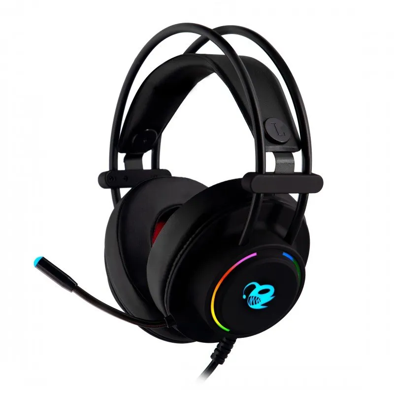 Coolbox DeepLighting Headset Gaming RGB Pretos