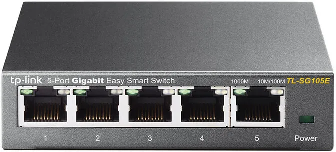 Switch TP-Link TL-SG105E 5 Portas Gigabit Easy Smart