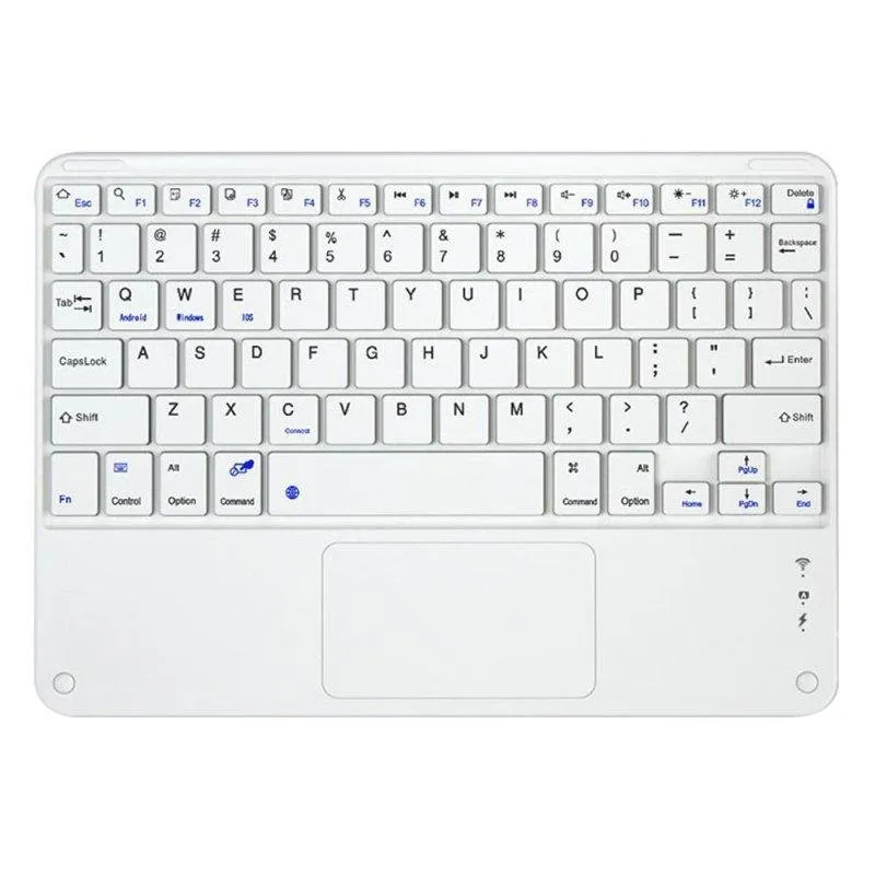 Teclado Royal Bailey X118 Bluetooth ultrafino leve QWERTY inglês 7inch