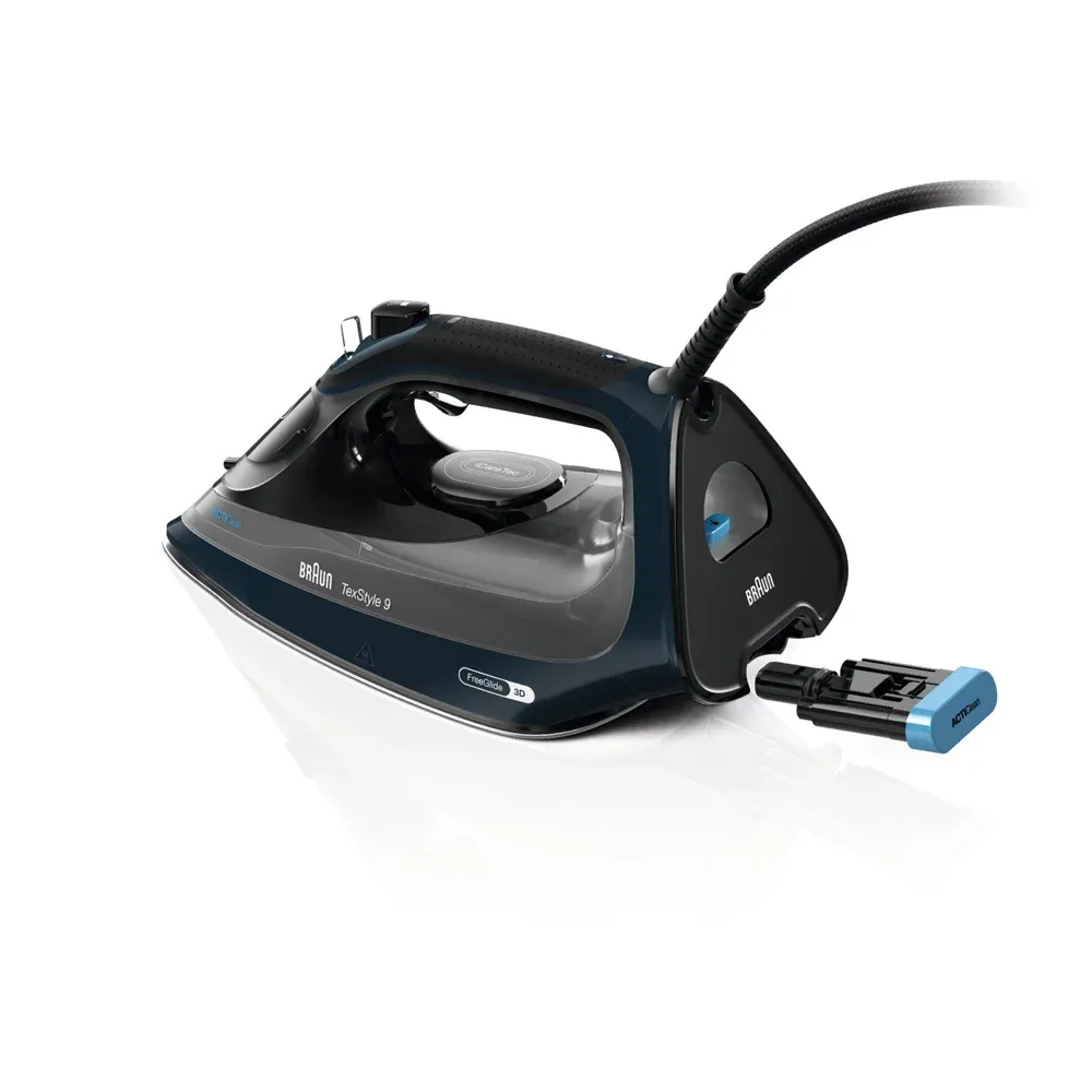 Ferro de Engomar a Vapor Braun TexStyle 9 SI 9682 3200W Azul