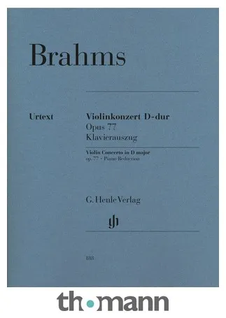 Henle Verlag Brahms Violinkonzert op.77