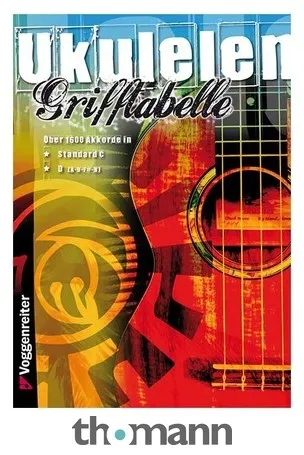 Voggenreiter Ukulelen Grifftabelle