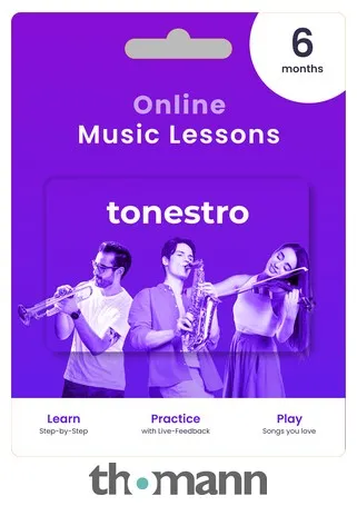 tonestro Online Music Lessons 6 Months