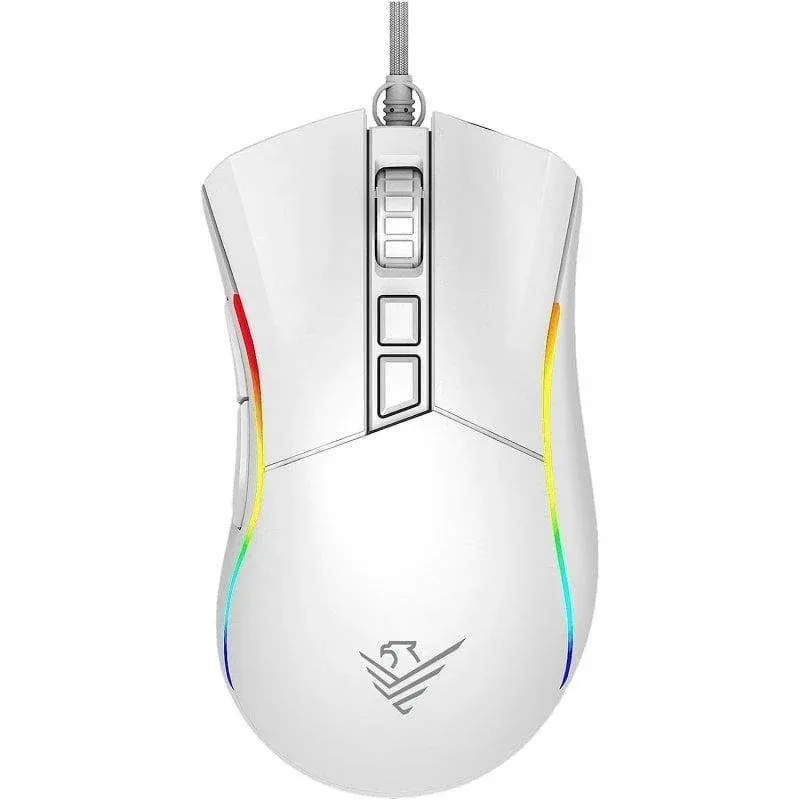 Ratón Phoenix Void Gaming USB 12000 DPI Branco Sensor Pixart 7 Botões