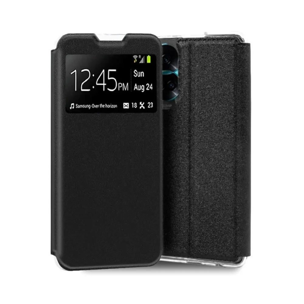Capa Flip Cover Huawei Honor 90 Lite Preta
