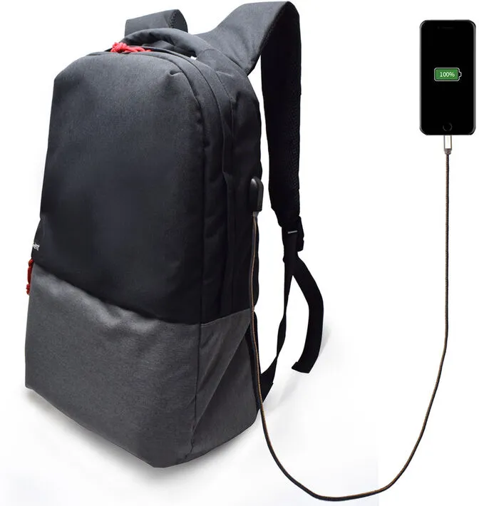 Mochila Ewent EW2529 Urban Notebook Backpack 17.3" Preta c/ Outlet USB