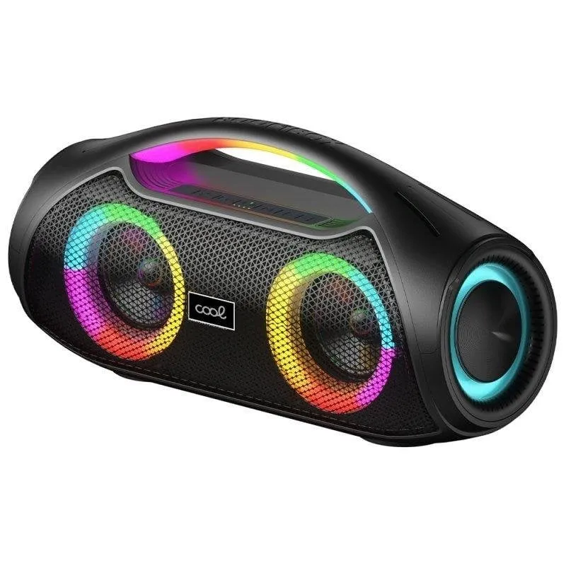 Altavoces Cool Bluetooth Portátil 30W com RGB, Leitor SD e USB