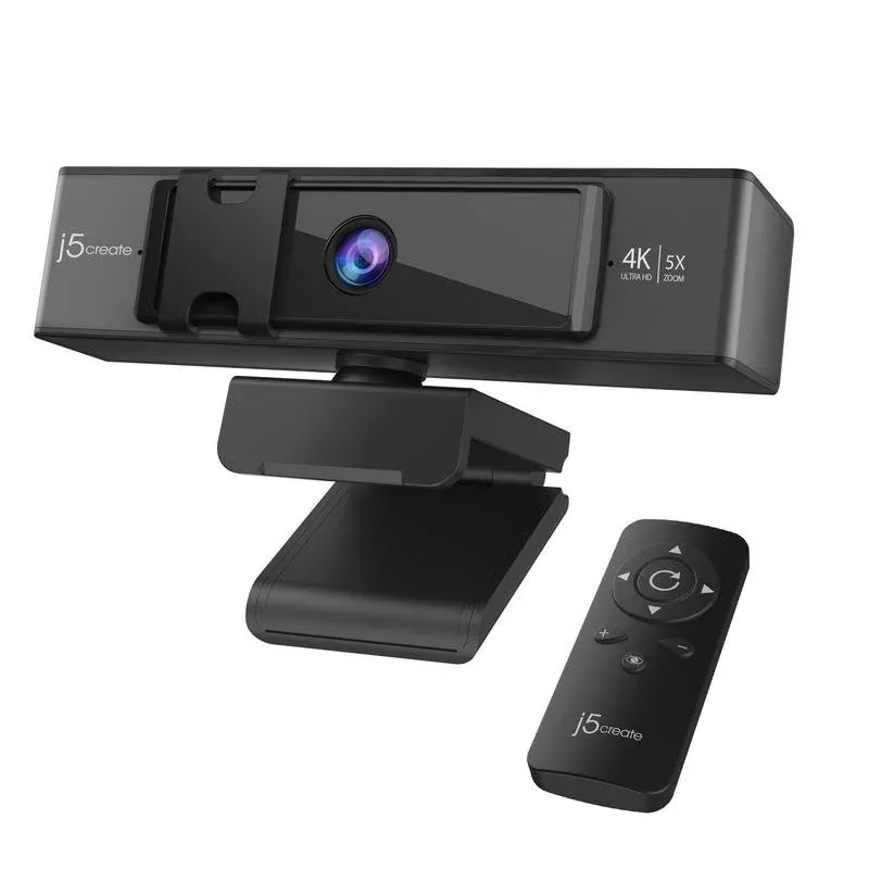 Webcam J5CREATE JVCU435-N 4K Ultra HD Zoom Digital 5X USB-C Remote