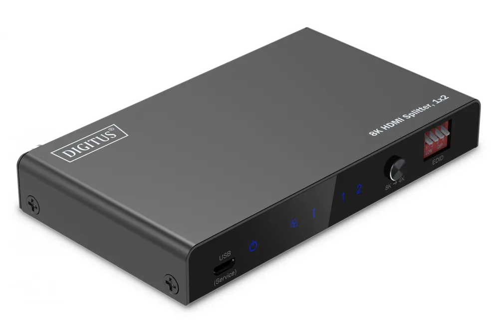 Divisor HDMI 1x2, 8K/60Hz (4:4:4) com HDR, 48 Gbps, HDCP 2.3 DS-55339