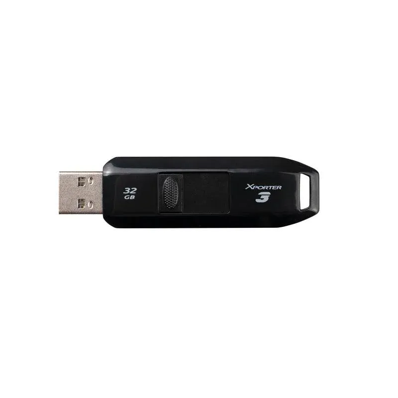 Pen drive Patriot Xporter 3 32 GB USB 3.2 Gen 1 deslizante preto