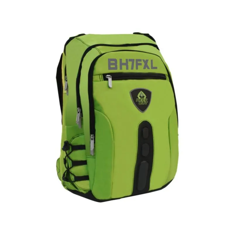 Mochila Gaming Keep Out Pro 17" Preto/Verde