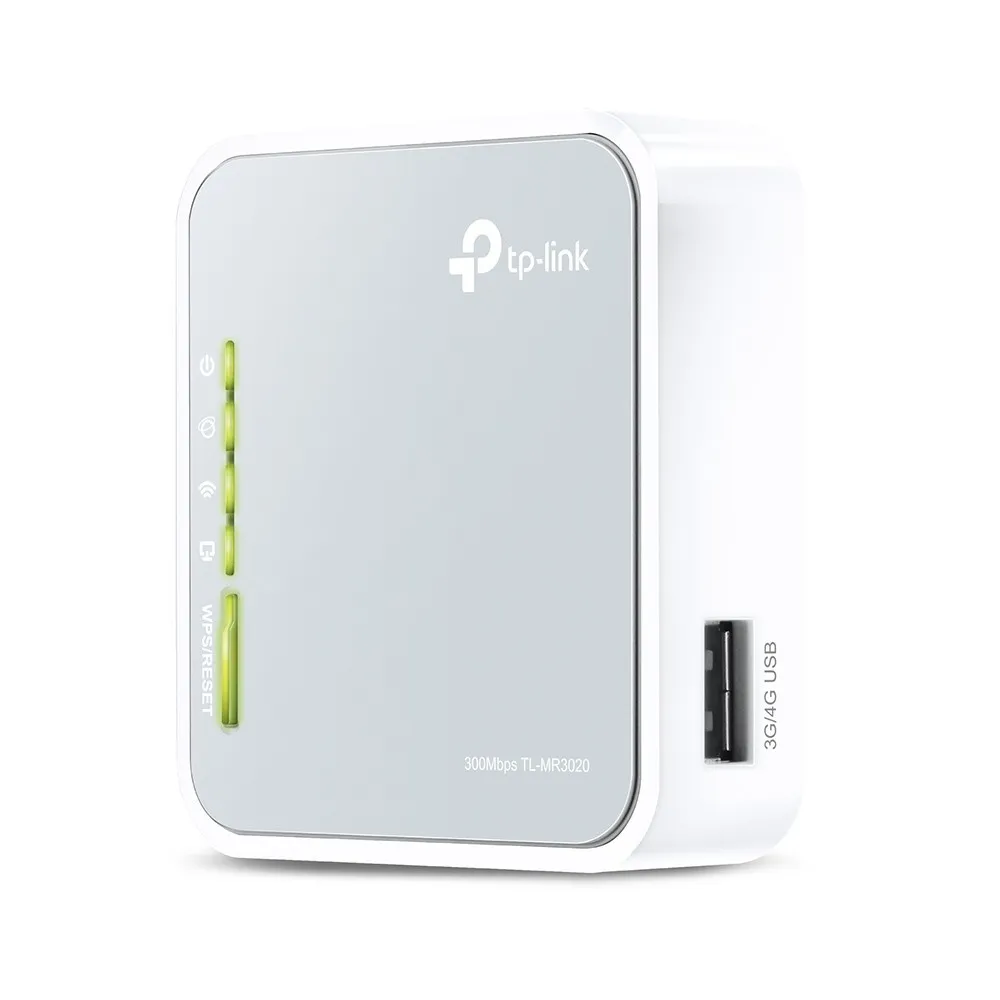 TP-LINK TL-MR3020 - Cellular network router - Grey - White - TL-MR3020