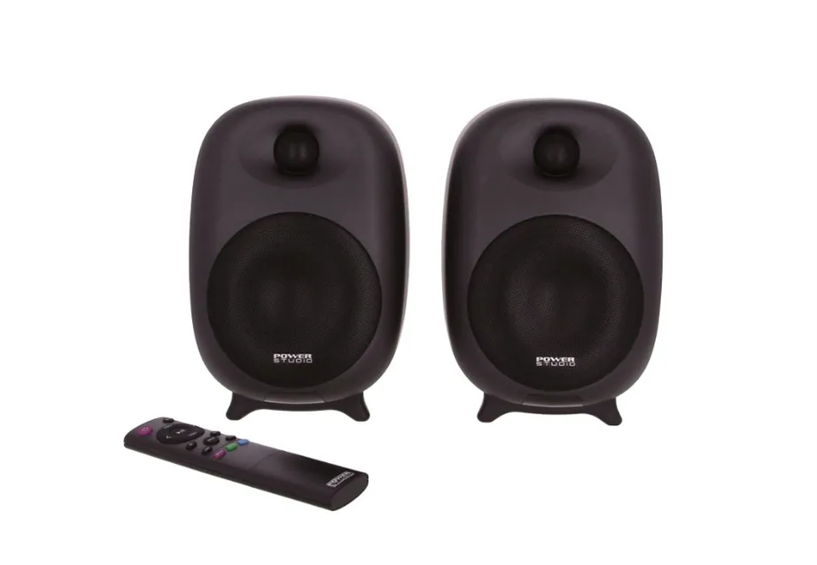 Monitores PowerStudio RIVA 04A Preto (Par)