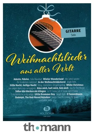 Holzschuh Verlag Weihnachtslieder Gitarre solo
