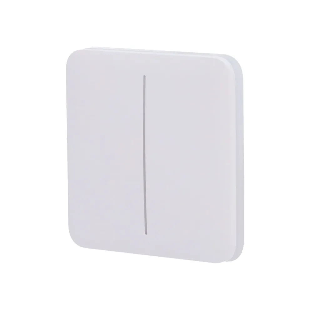 Interruptor Ajax 2 Polos Branco AJ-SOLOBUTTON-2G-W