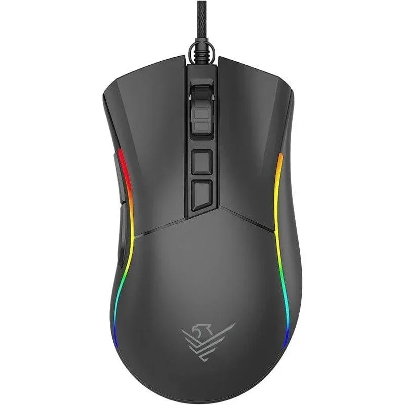 Rato Phoenix Void Gaming USB 12000 DPI Preto 7 Botões Ergonómico