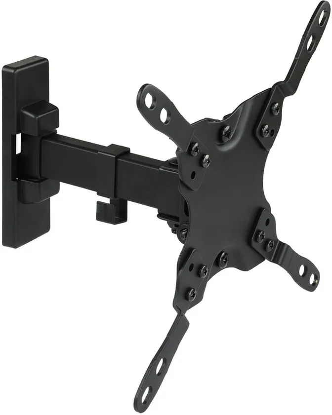 Suporte de Parede Tooq Tilt e Giratório 2 Pivots 13" a 42" 190mm Max. 20kg Preto