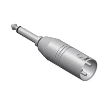 Ficha Adaptadora Procab VC126 XLR Macho / Jack 6.3 mm