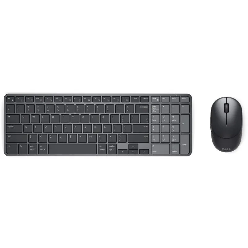 Teclado Dell Pro 7 KM746 sem fios com rato, switch tijera e Bluetooth italiano