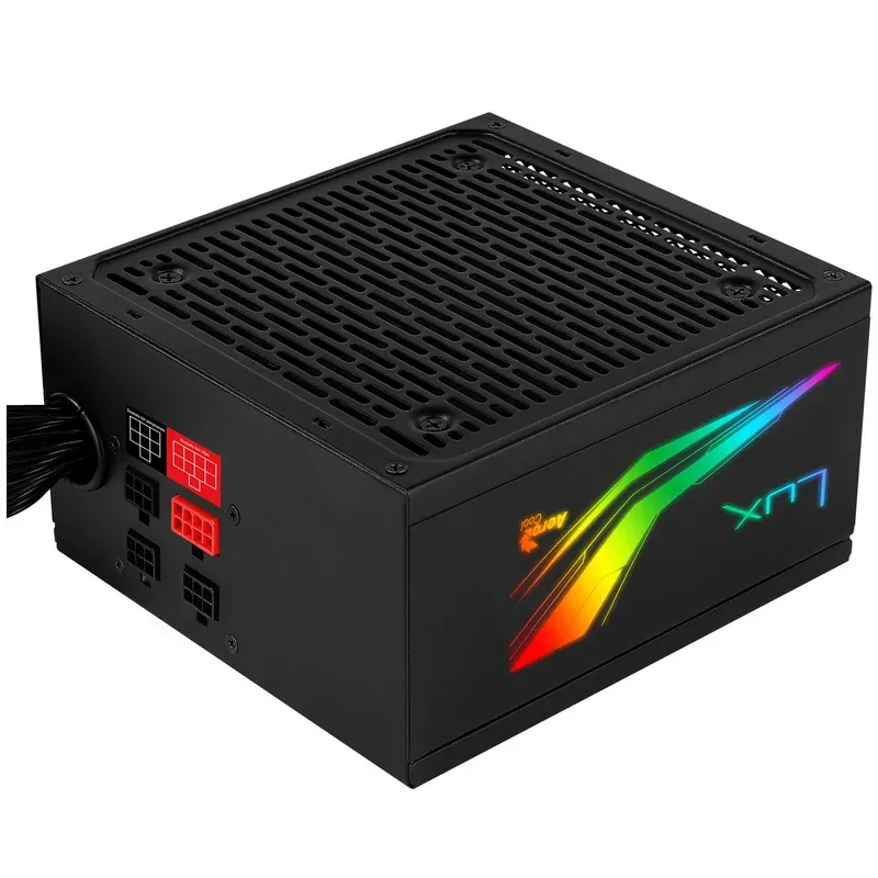 Fonte Alimentação Aerocool LUX 750M RGB 750W Bronze Semi-Modular