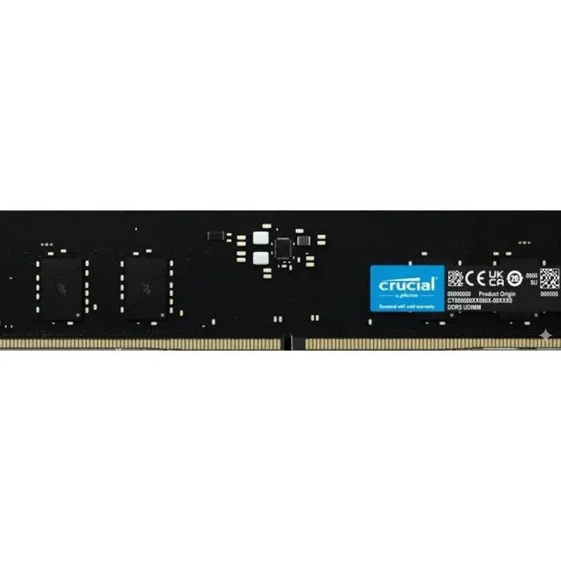 Crucial CT32G56C46U5T Memória RAM 32GB DDR5 5600MHz CL46 AMD EXPO / Intel XMP Preta
