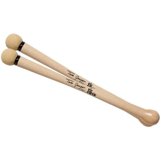 Vic Firth PAR MACETAS BOMBO TG21 Tom Gauger Chamois/Wood