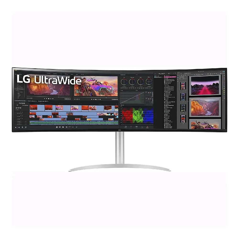 Monitor Gaming Curvo LG UltraGear 49" IPS Dual QHD - 49WQ95C-W