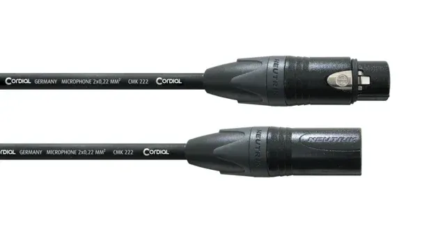 Cabo de Microfone Cordial CPM FM 3 mts