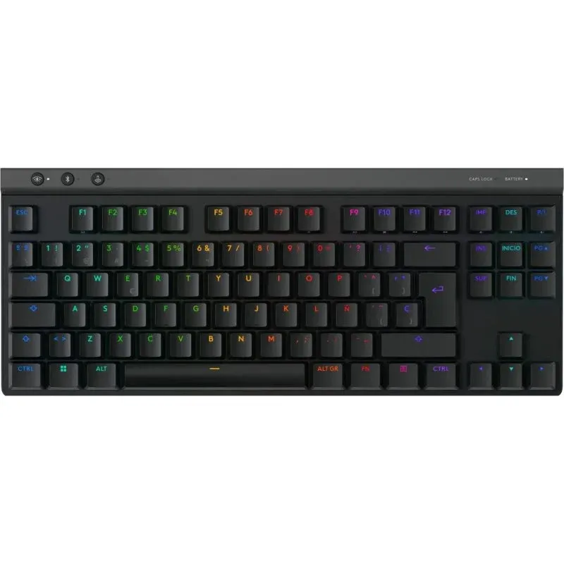 Logitech G515 LIGHTSPEED TKL Teclado Mecânico Gaming Sem Fios Switch GL Tátil Preto