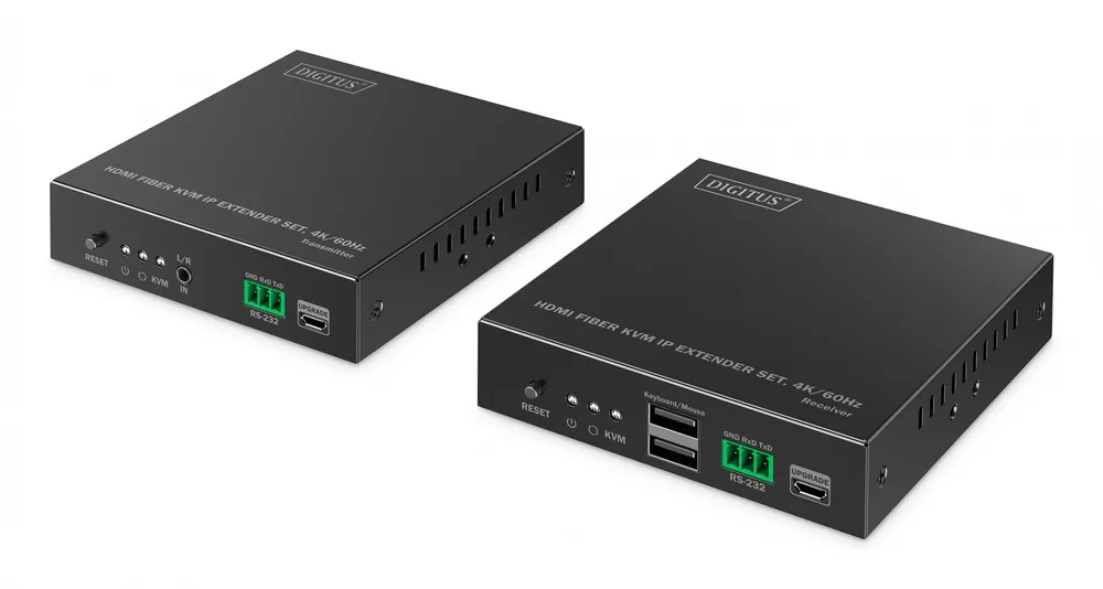 Extensor HDMI de Fibra Óptica 4K/60Hz com KVM USB 1.1 sobre DS-55348
