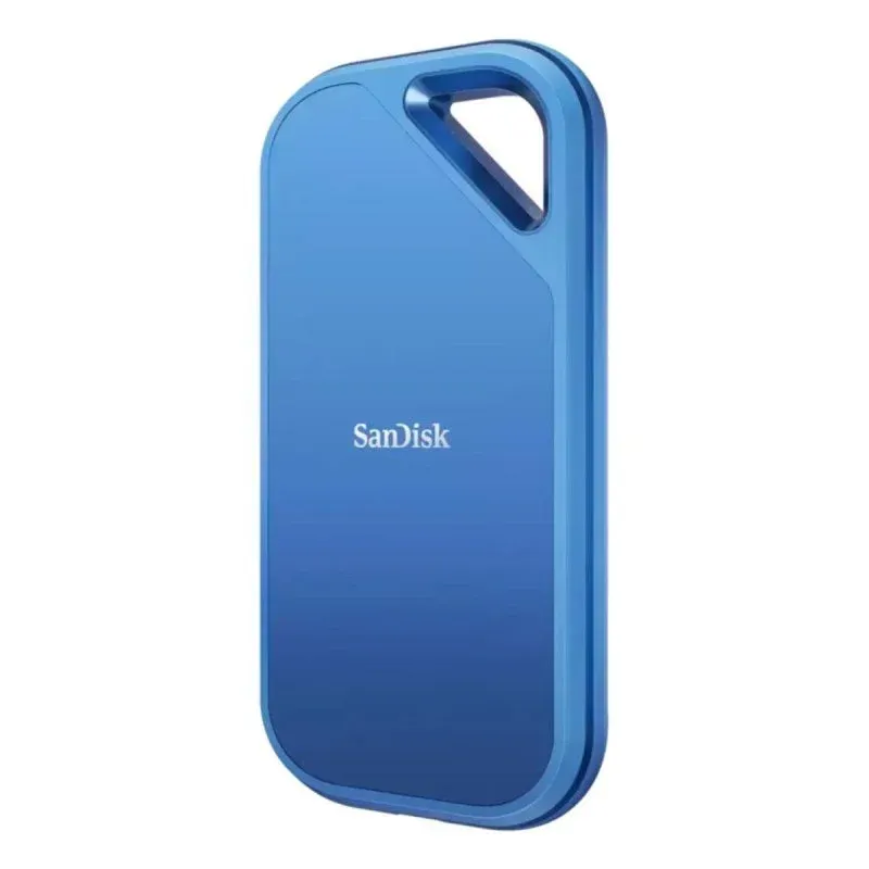 Disco Duro SanDisk 4TB NVMe 2000 MB/s Creator Pro USB Tipo C Azul IP65 Resistente