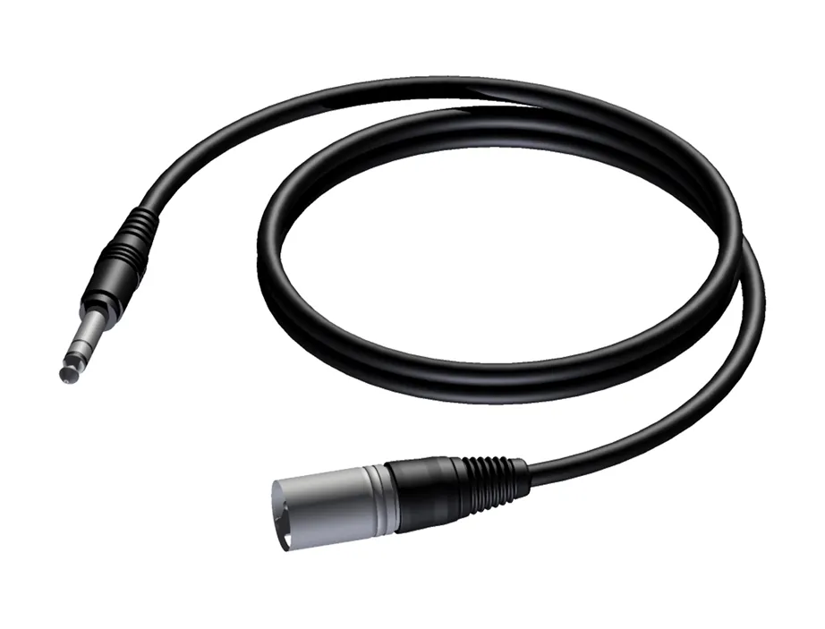 Cabo Procab CAB724 XlrM/JackST/6.5 5mt