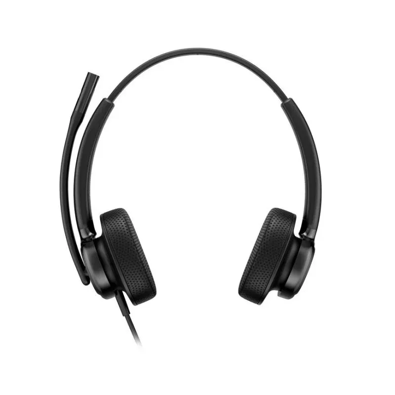 Auriculares Poly Mission 425 com fio USB-C USB-A Cancelamento de Ruído Pretos