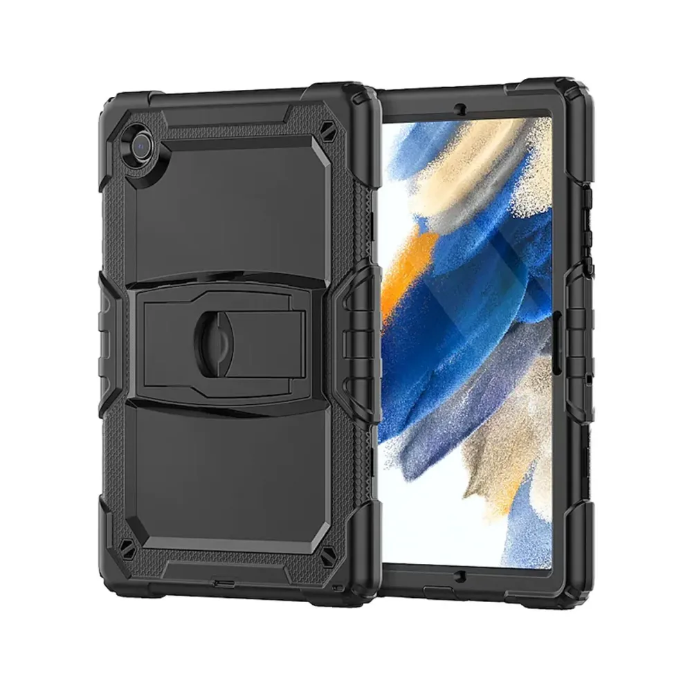 Capa Anti-Choque c/suporte Samsung A8 X200/X205 Preta