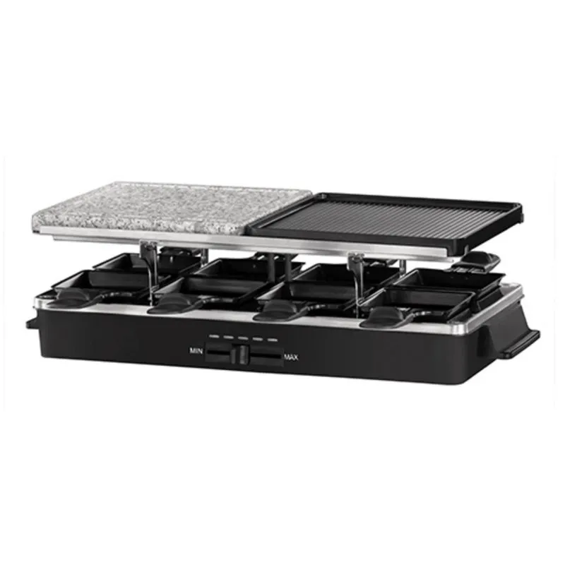 Parrilla de interior Russell Hobbs Multi Raclette 3 in 1 1400 W Preto